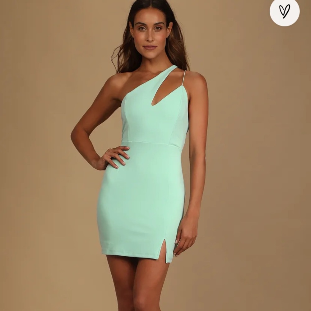 Lulus poised to party mint dress